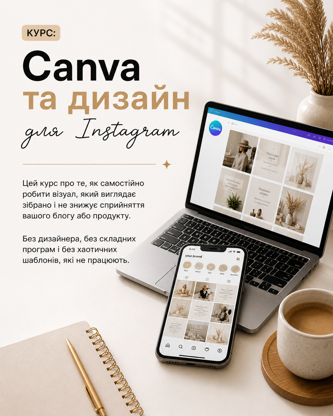 Курс: Canva та дизайн для Instagram